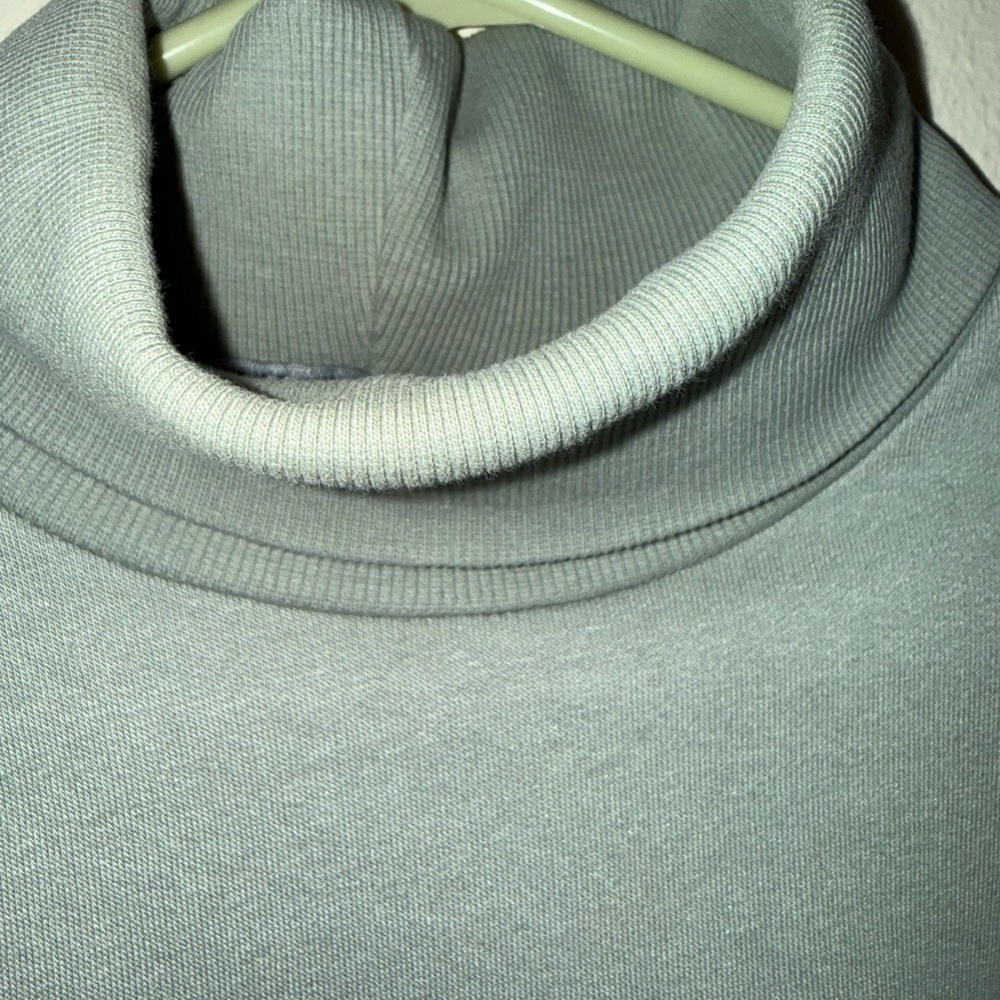 Zara Sage Green Cowl Neck Sweater - Picture 5 of 11